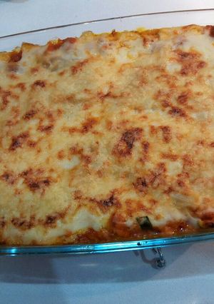 Una foto de Lasaña de carne y verduras