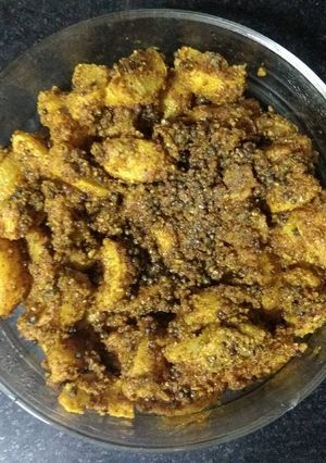 A picture of Instant Amla achar.