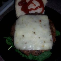A picture of Black Bean Burgers.