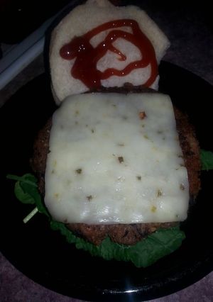 A picture of Black Bean Burgers.