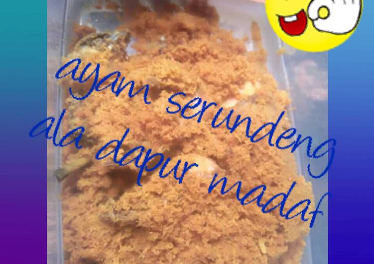 Ayam serundeng krispy