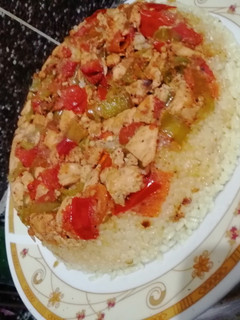 صورة لوصفة رز بالفراخ ❤️