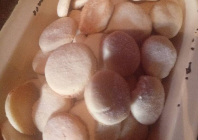 Polvorones de naranja fáciles