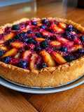 Tarta de frutas (apta celíacos/ Sibo)