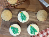 Cupcakes navideños en licuadora