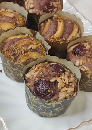 عکسی از دستور کاپ کیک میوه ای😍😋😍