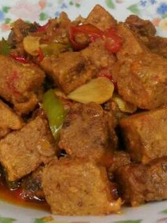 Foto resep Oseng oncom pedass