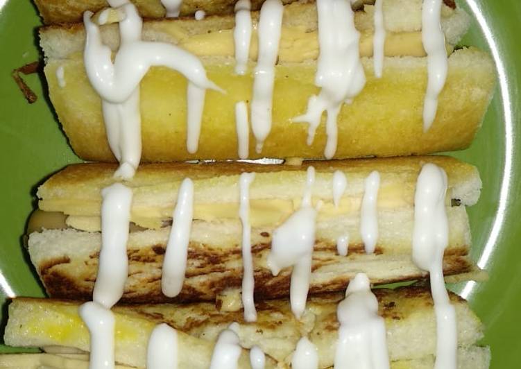 Resep Roti gulung burger 🌯 yang Lezat