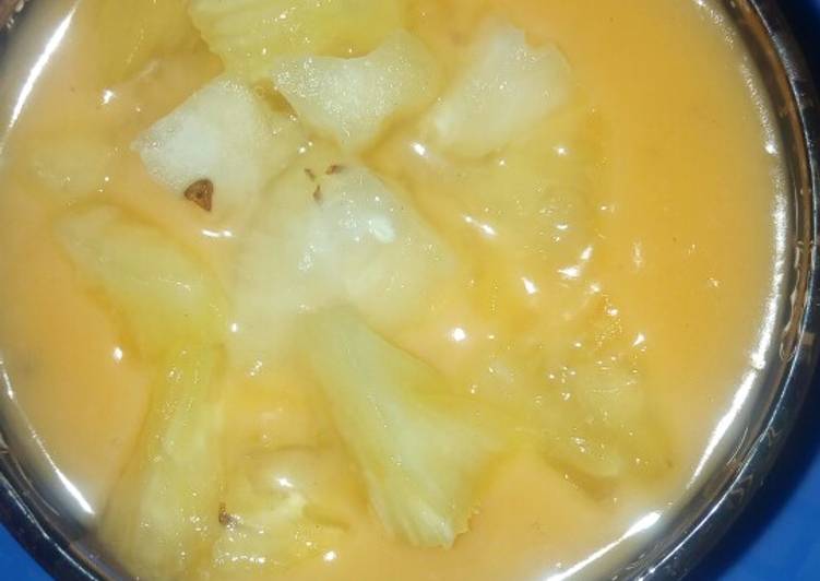 Recipe of Favorite Pineapple 🍍 custard #authormarathon