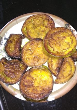 A picture of Fried brinjal.