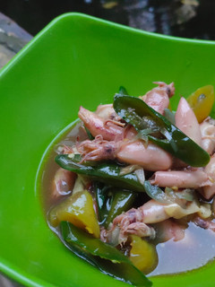 Foto resep Cumi asin cabe ijo saus tiram