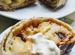 Una foto de Strudel de manzana