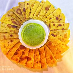 A picture of Paneer (Cottage Cheese) Paratha.
