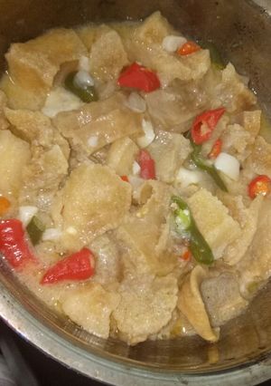 Foto resep Krecek teman gudeg ala saya