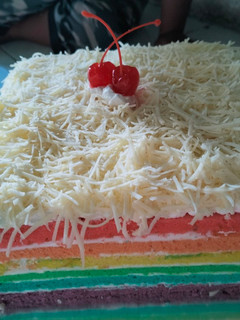 Foto resep Rainbow cake