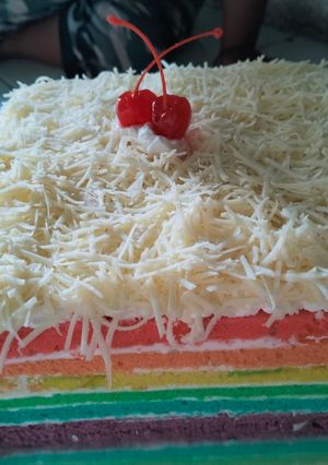 Foto resep Rainbow cake