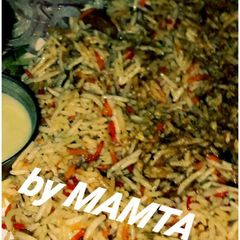 A picture of Soya been biryani.