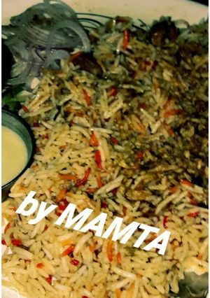 A picture of Soya been biryani.