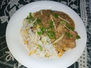 A picture of biryani rice recipe