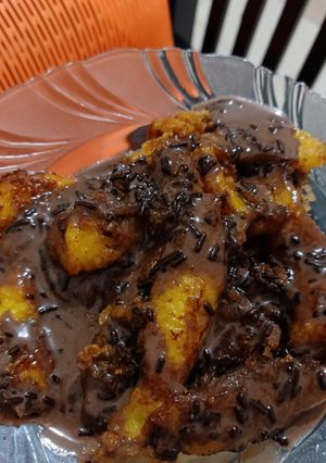 Foto resep Pisang goreng coklat