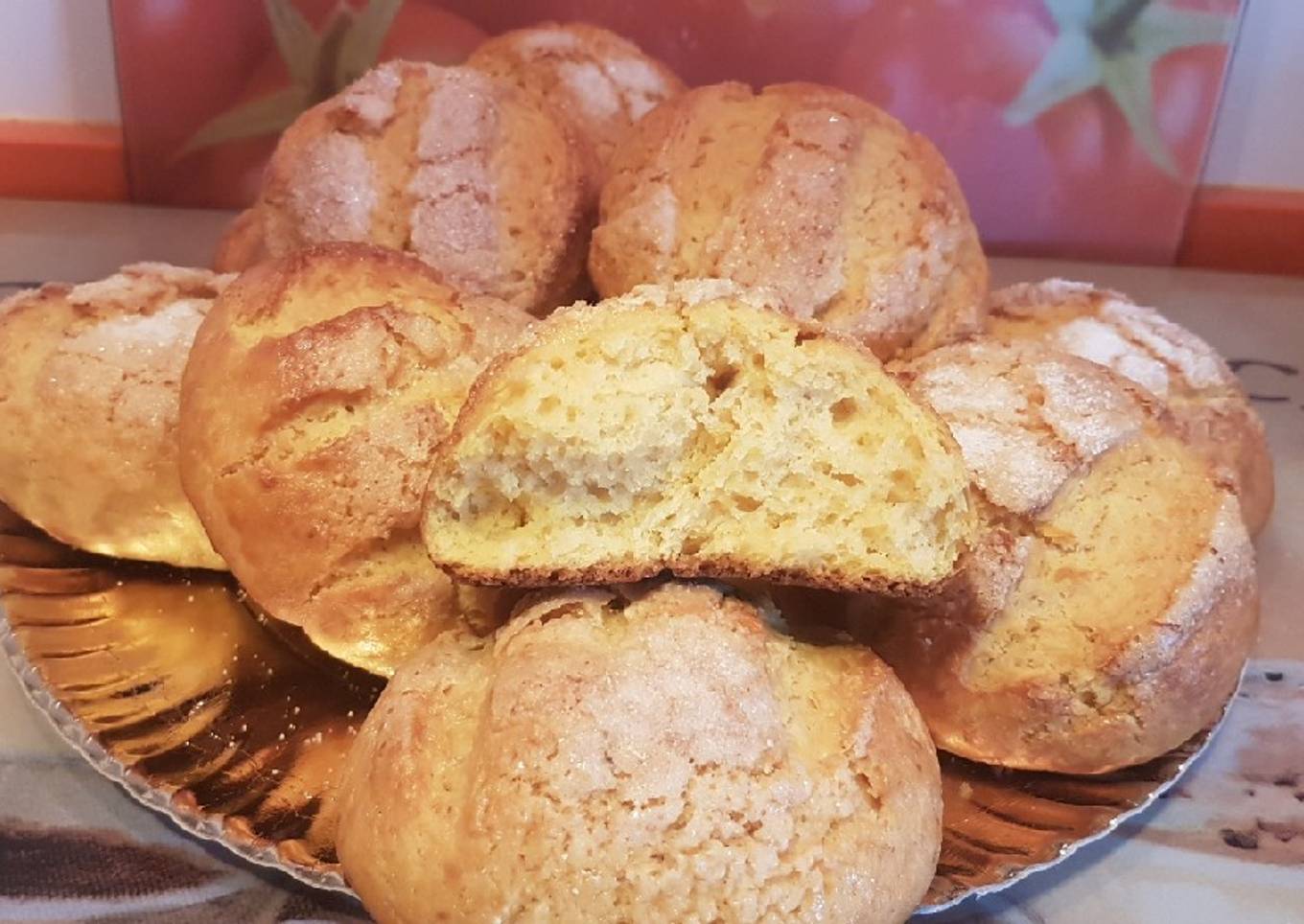 Tortas de boniato murcianas