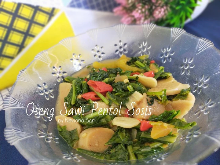 Cara Gampang Menyiapkan Resep Oseng Sawi Pentol Sosis yang Lezat Sekali Anti Ribet, Mantap Sekali