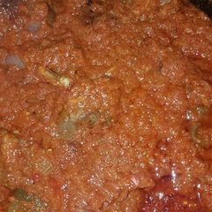 A picture of Tomato stew.