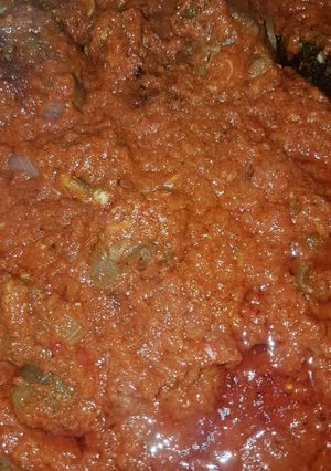 A picture of Tomato stew.