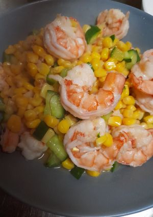 玉米蝦球 的食譜成品照片
