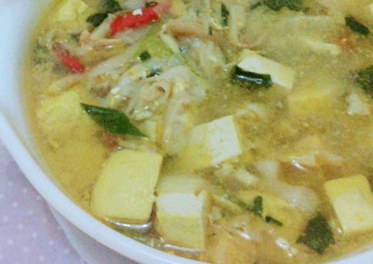 Sup Jamur Tiram Tahu