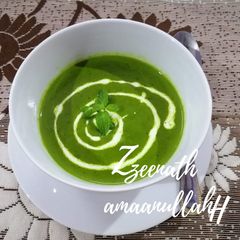 A picture of Spinach and Cheese Soup.