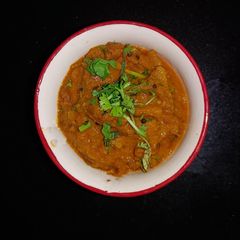 A picture of Rajma masala.