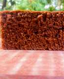Bizcocho o torta de chocolate sin manteca medido en tazas
