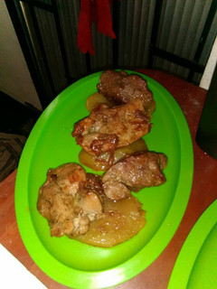 Una foto de Carne de puerco asada
