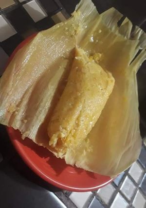 A picture of Sweet Corn Tamales.