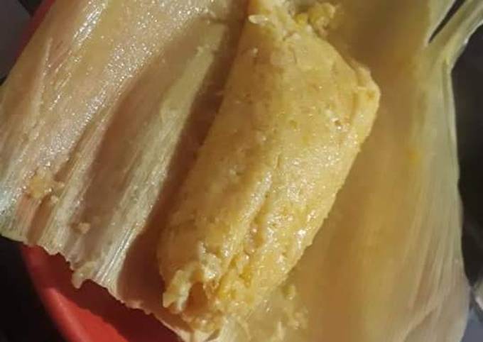 Tamales de elote Receta de Maldonado Perla - Cookpad