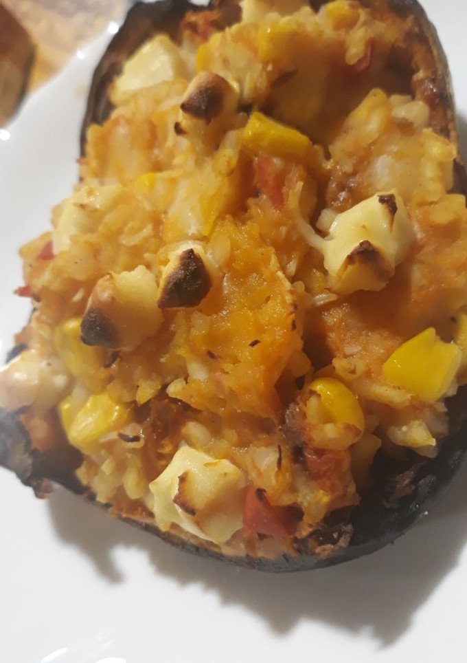 Una foto de Calabaza rellena
