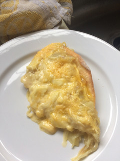 Una foto de Tarta de cebolla y queso