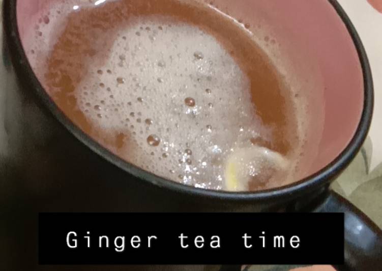 Recipe of Super Quick Homemade Ginger immunity booster tea