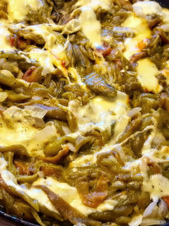 Una foto de Chile con queso