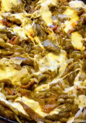 Una foto de Chile con queso