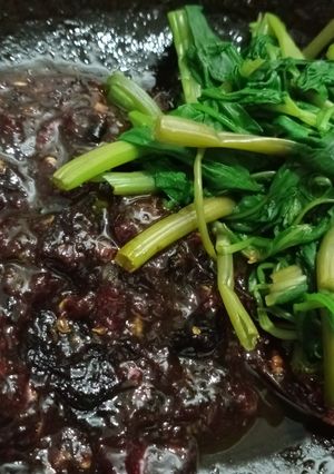 Foto resep Rujak kangkung