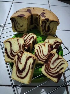 Foto resep Bolu Marmer 4 telur