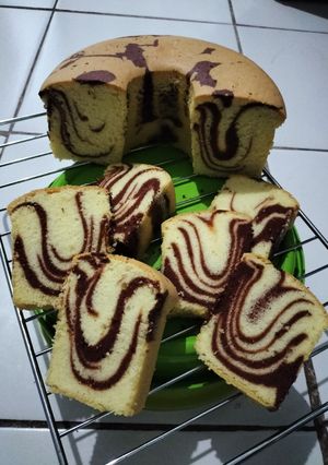Foto resep Bolu Marmer 4 telur