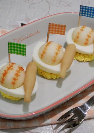 【棒球馬鈴薯蛋盅】 的食譜成品照片