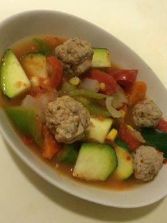 普羅旺斯燉菜with香草小肉丸 的食譜成品照片