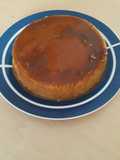 Flan de café, queso y licor