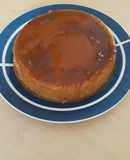 Flan de café, queso y licor
