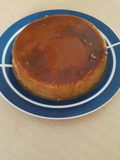 Una foto de Flan de café, queso y licor