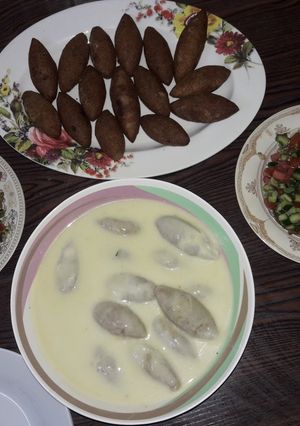 صورة لوصفة كبه مقليه وكبه لبنيه